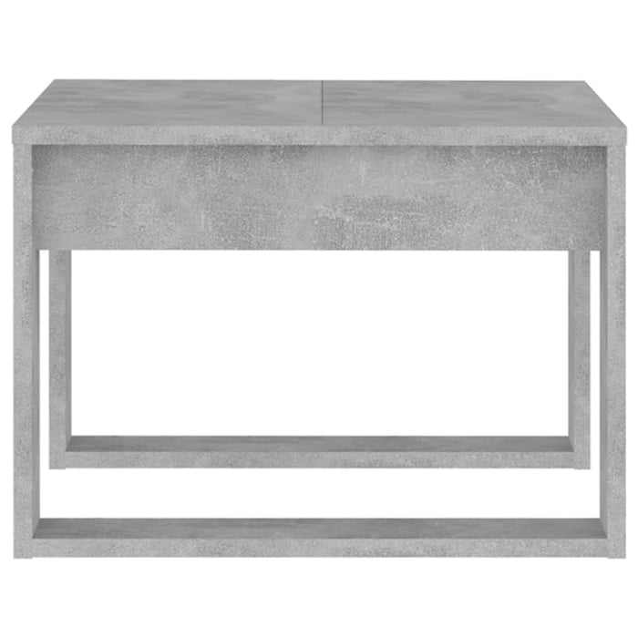 Masă laterală, gri beton, 50x50x35 cm, PAL - WALTI WALTI