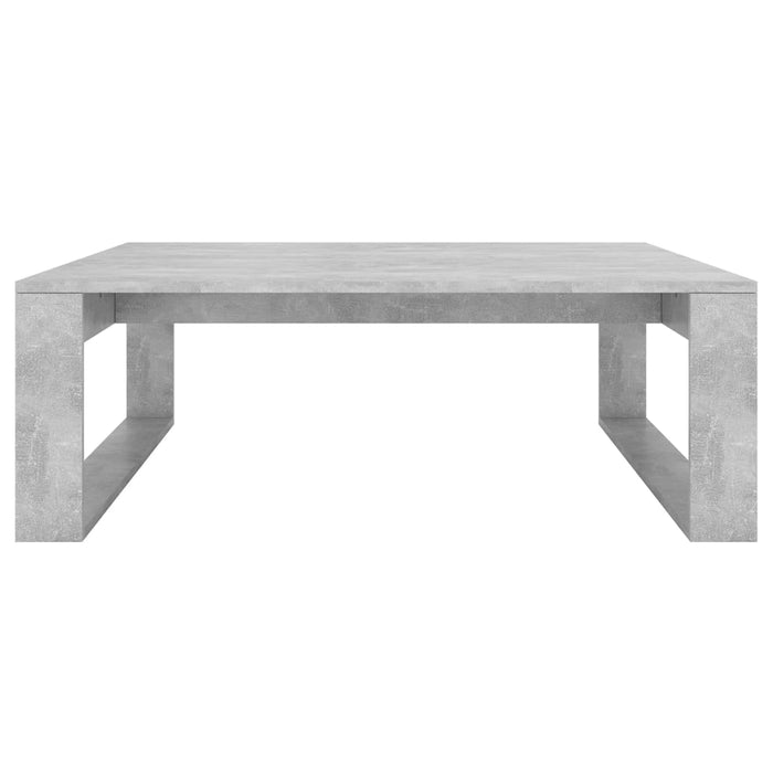 Măsuță de cafea, gri beton, 100x100x35 cm, lemn prelucrat - WALTI WALTI