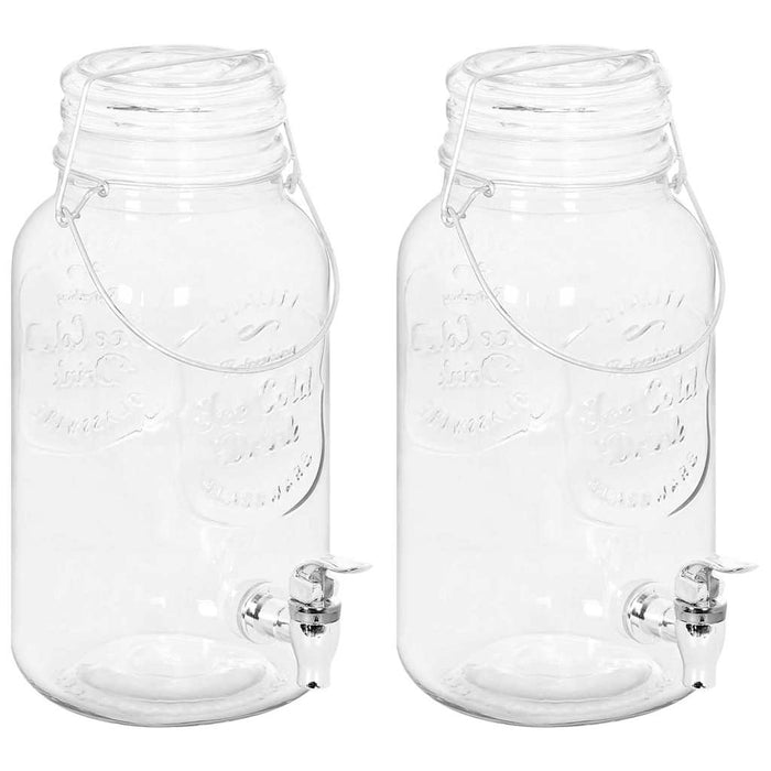 Dozatoare de băuturi, 2 buc., 3800 ml, sticlă WALTI