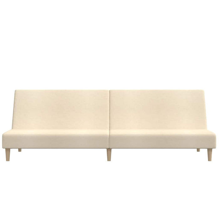 Canapea extensibilă cu 2 locuri, crem, textil WALTI