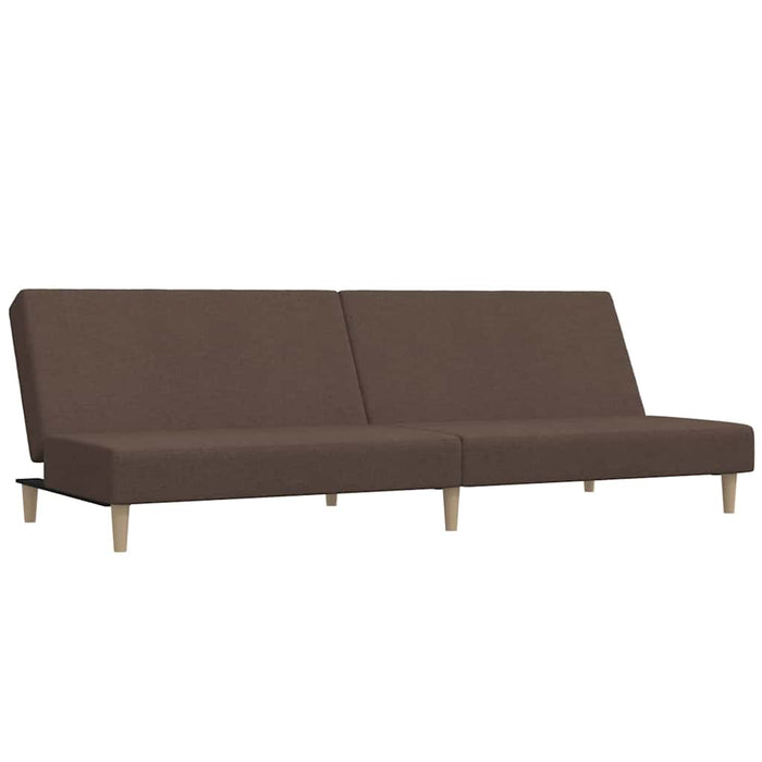 Canapea extensibilă cu 2 locuri, gri taupe, textil WALTI