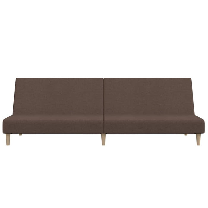 Canapea extensibilă cu 2 locuri, gri taupe, textil WALTI