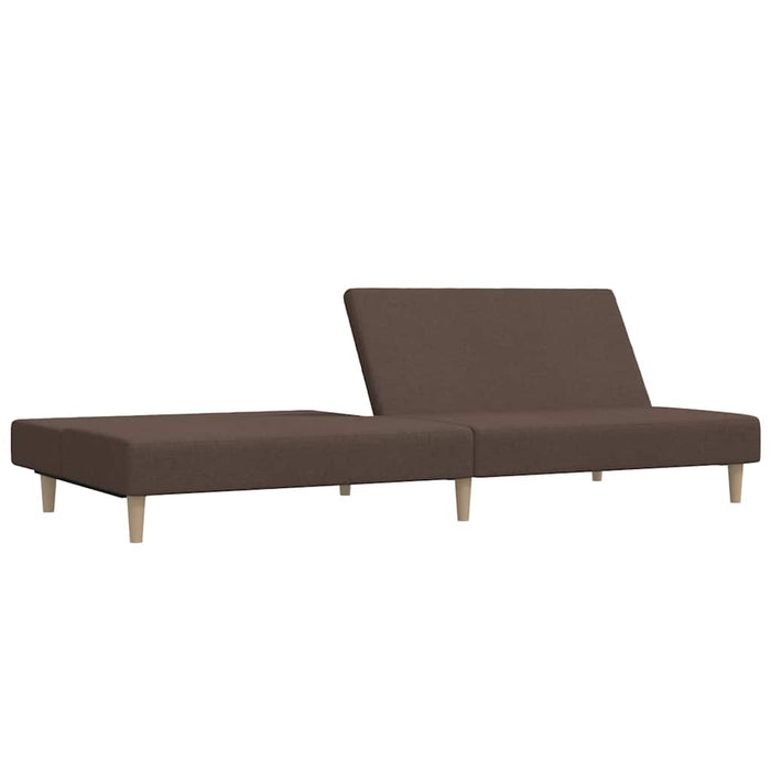 Canapea extensibilă cu 2 locuri, gri taupe, textil WALTI
