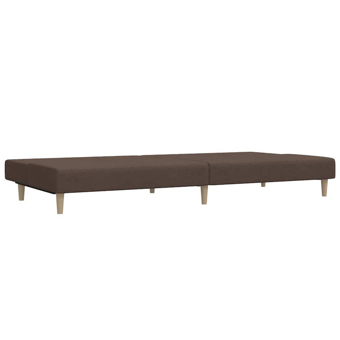 Canapea extensibilă cu 2 locuri, gri taupe, textil WALTI