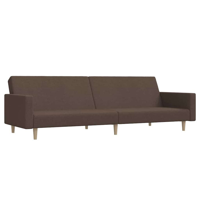 Canapea extensibilă cu 2 locuri, gri taupe, textil WALTI
