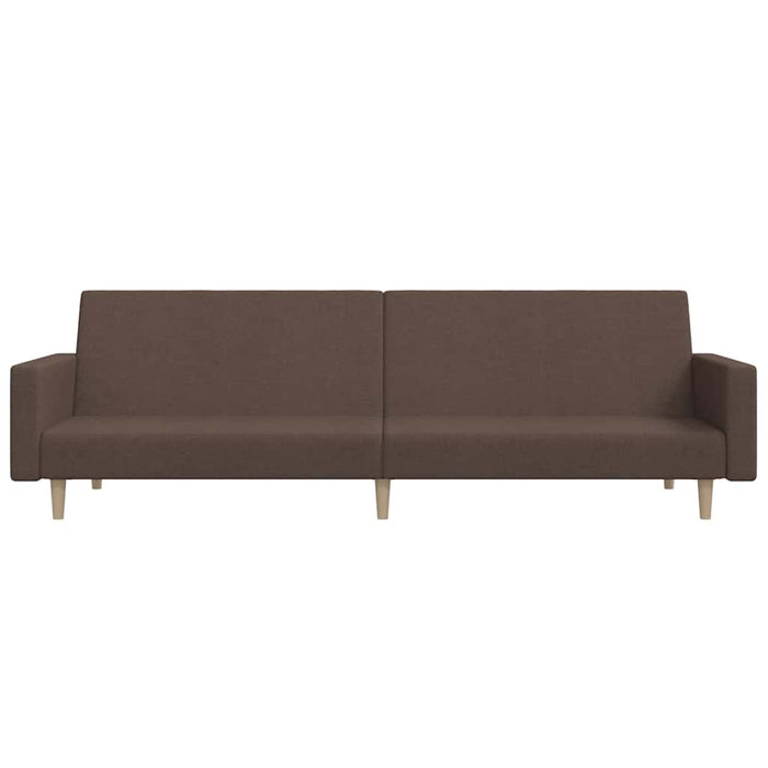 Canapea extensibilă cu 2 locuri, gri taupe, textil WALTI