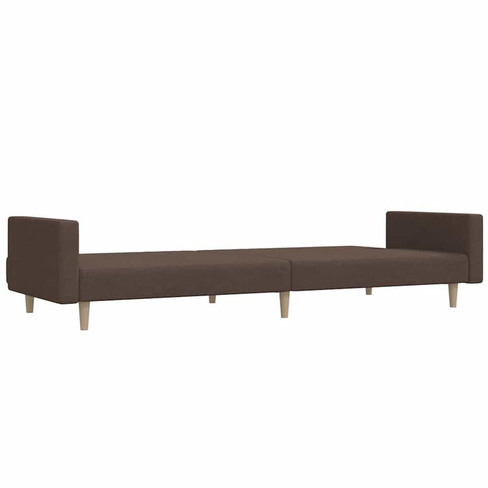 Canapea extensibilă cu 2 locuri, gri taupe, textil WALTI