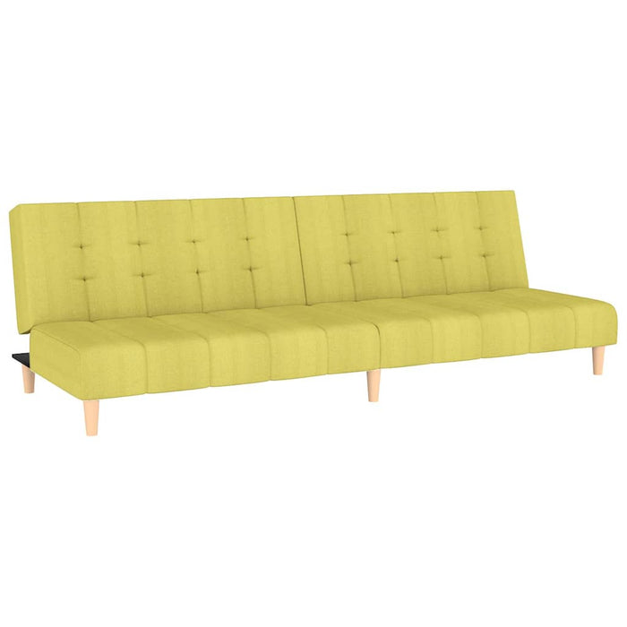Canapea extensibilă cu 2 locuri, verde, textil WALTI