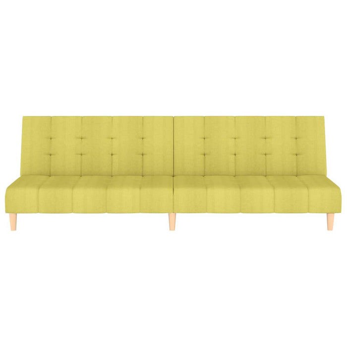 Canapea extensibilă cu 2 locuri, verde, textil WALTI