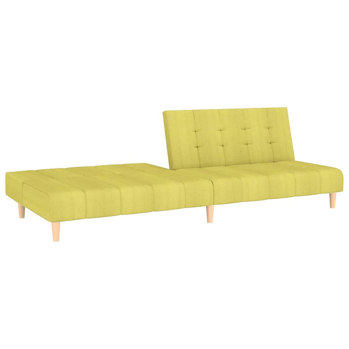 Canapea extensibilă cu 2 locuri, verde, textil WALTI