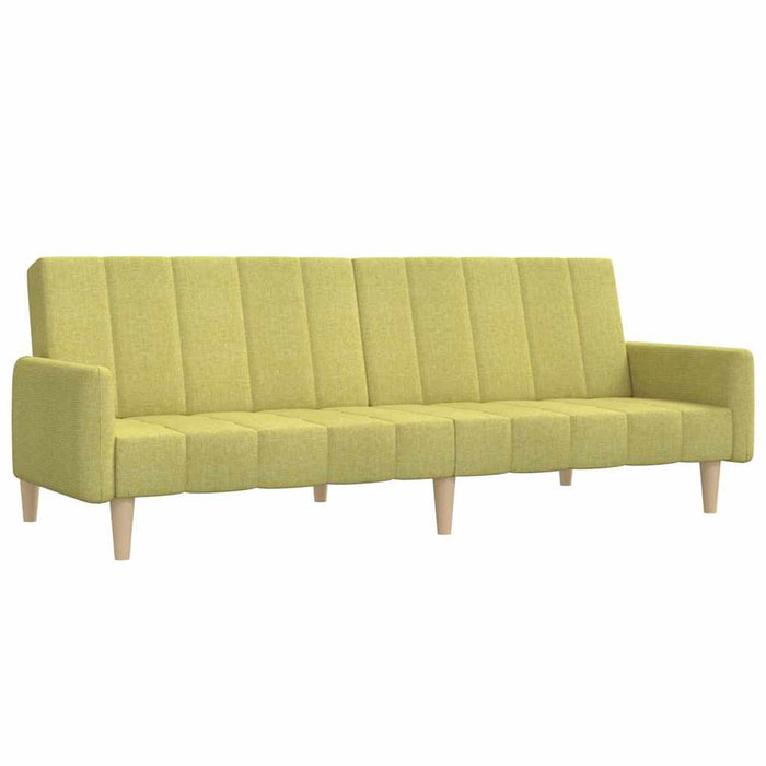 Canapea extensibilă cu 2 locuri, verde, material textil WALTI