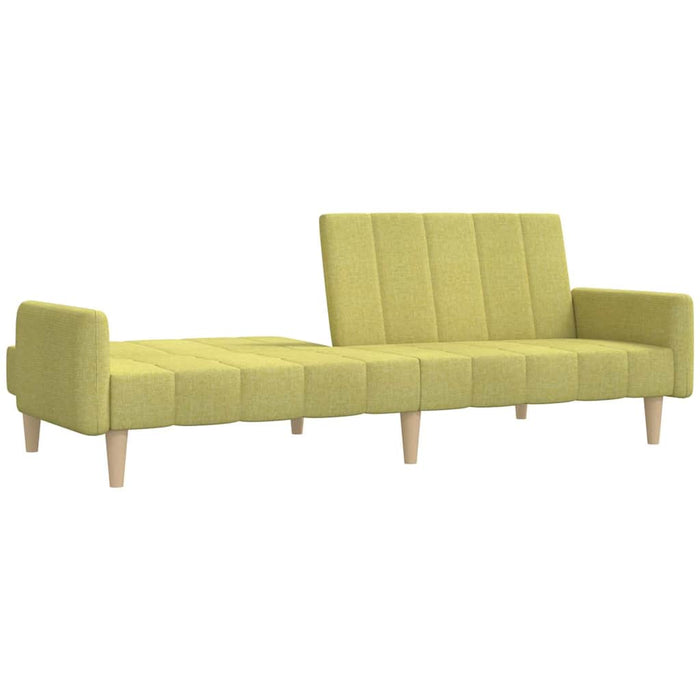 Canapea extensibilă cu 2 locuri, verde, material textil WALTI