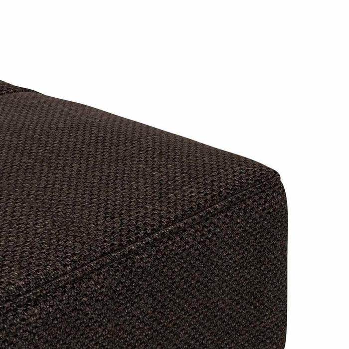 Canapea extensibilă cu 2 locuri, 2 perne, maro închis, textil WALTI
