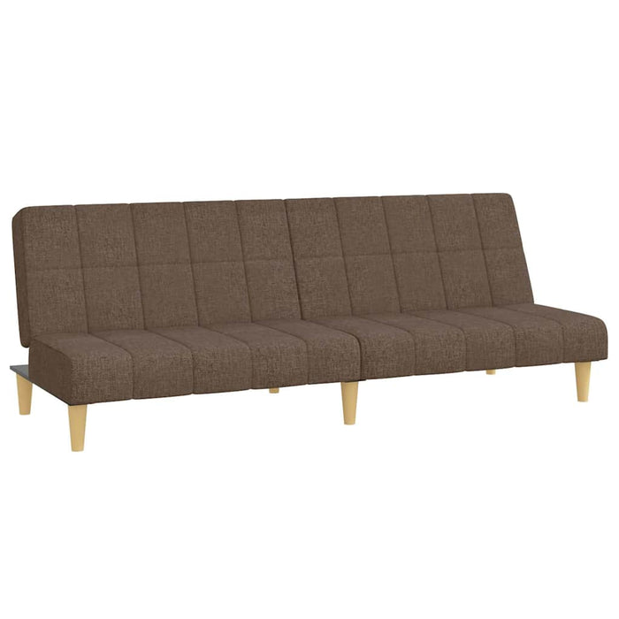 Canapea extensibilă cu 2 locuri, gri taupe, material textil WALTI