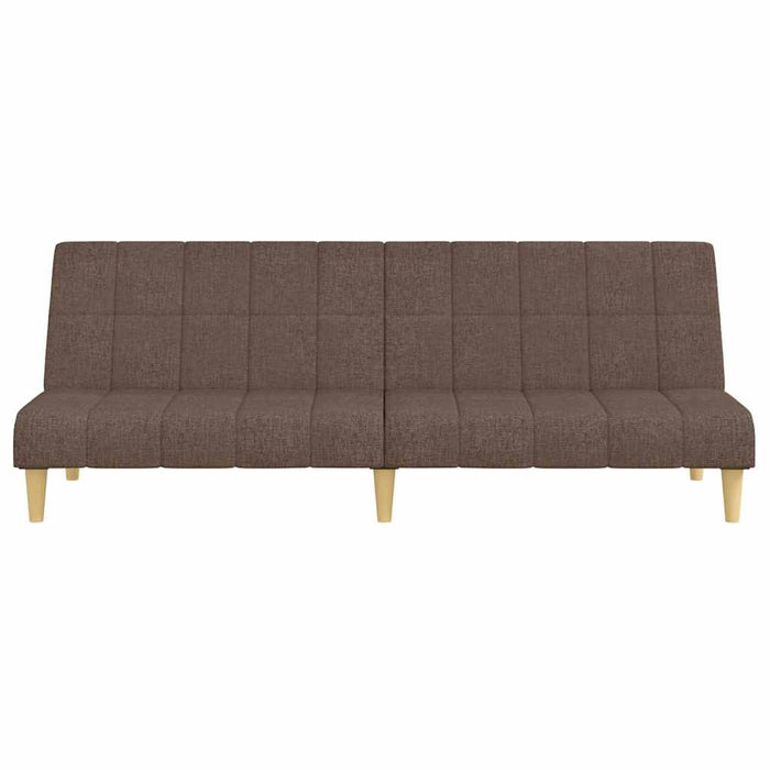 Canapea extensibilă cu 2 locuri, gri taupe, material textil WALTI