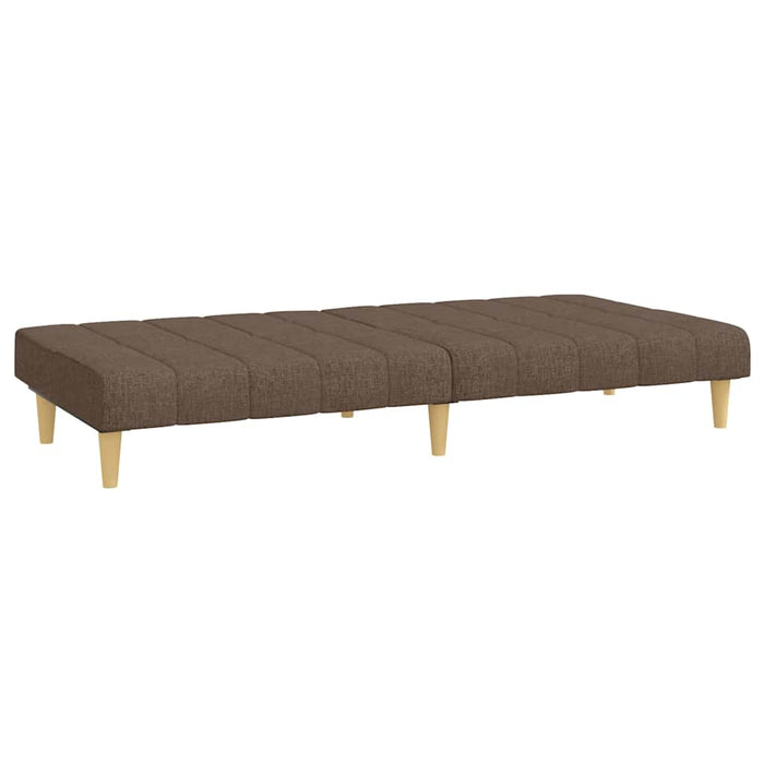 Canapea extensibilă cu 2 locuri, gri taupe, material textil WALTI