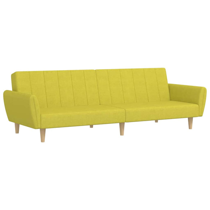 Canapea extensibilă cu 2 locuri, verde, textil WALTI