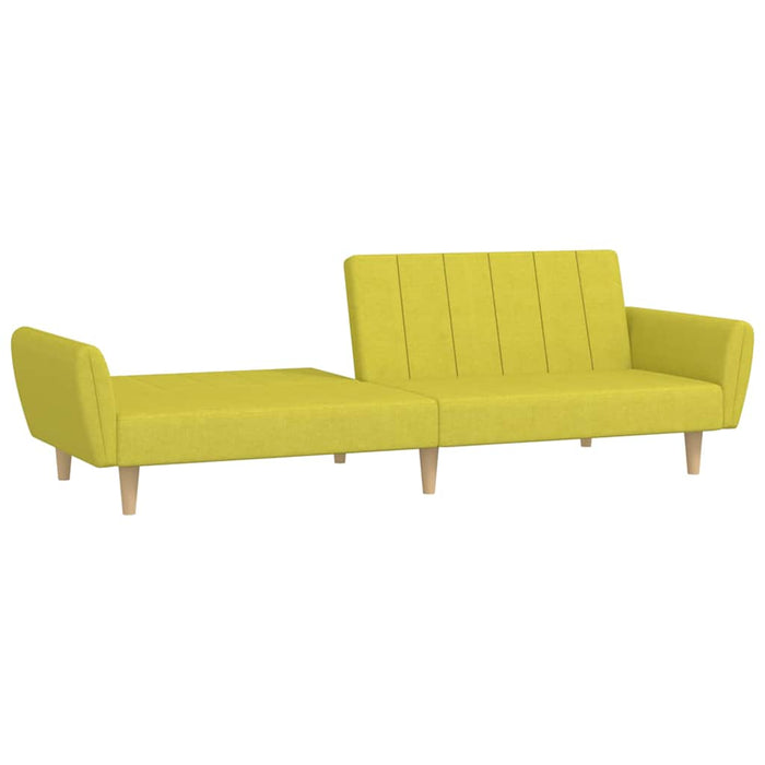 Canapea extensibilă cu 2 locuri, verde, textil WALTI