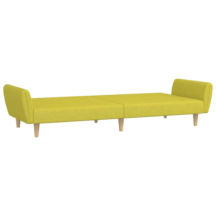 Canapea extensibilă cu 2 locuri, verde, textil WALTI