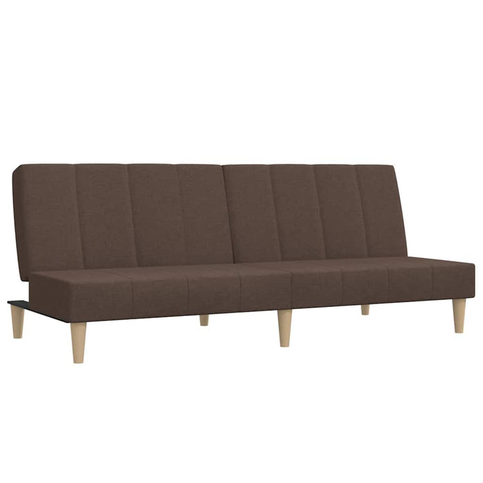Canapea extensibilă cu 2 locuri, gri taupe, textil WALTI