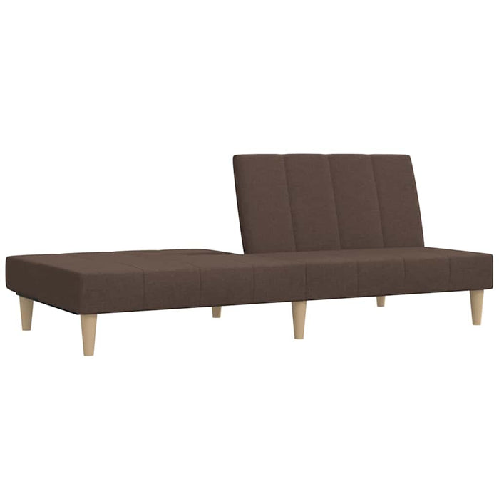 Canapea extensibilă cu 2 locuri, gri taupe, textil WALTI