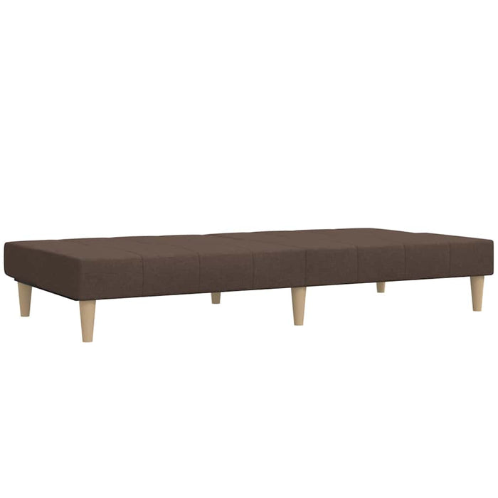 Canapea extensibilă cu 2 locuri, gri taupe, textil WALTI