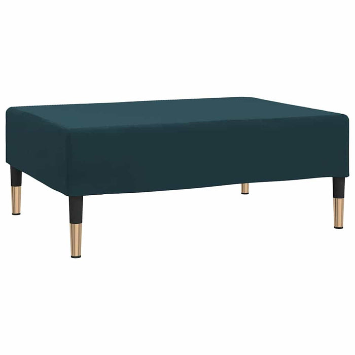 Taburet, albastru, 78x56x32 cm, catifea WALTI