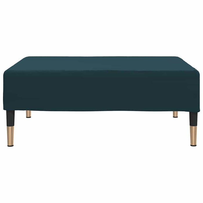 Taburet, albastru, 78x56x32 cm, catifea WALTI