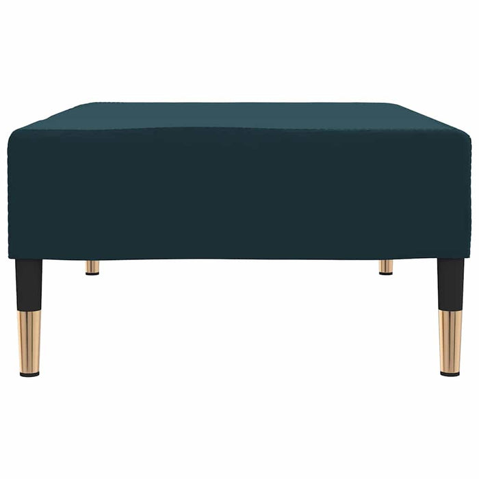 Taburet, albastru, 78x56x32 cm, catifea WALTI
