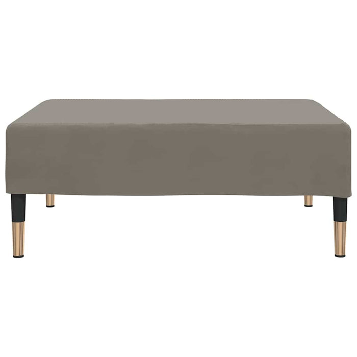 Taburet, gri deschis, 78x56x32 cm, catifea WALTI