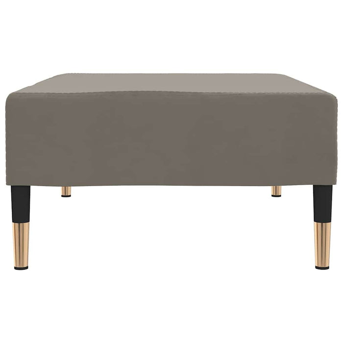 Taburet, gri deschis, 78x56x32 cm, catifea WALTI