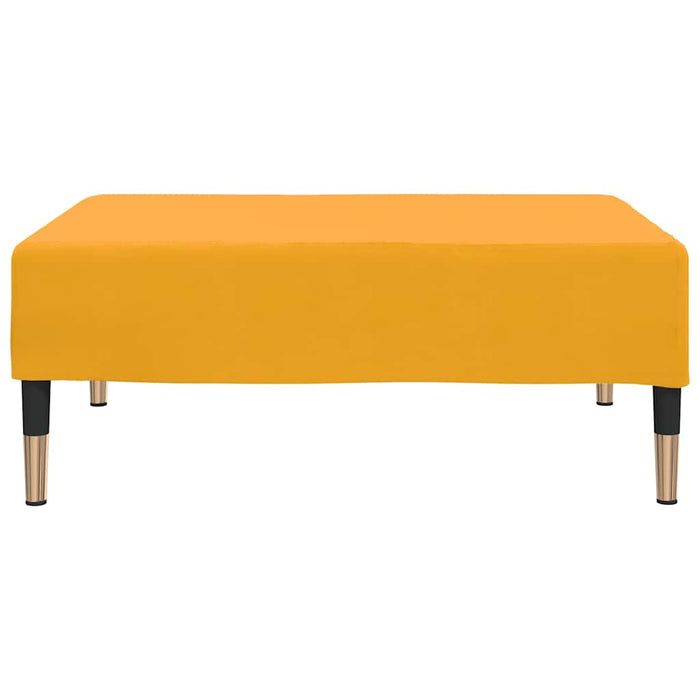 Taburet, galben, 78x56x32 cm, catifea WALTI