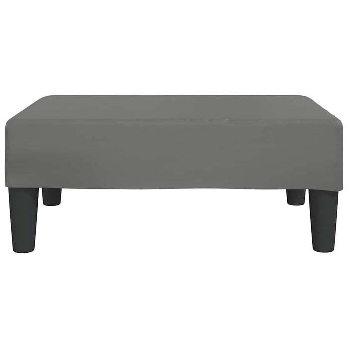 Taburet, gri, 78x56x32 cm, piele ecologică WALTI