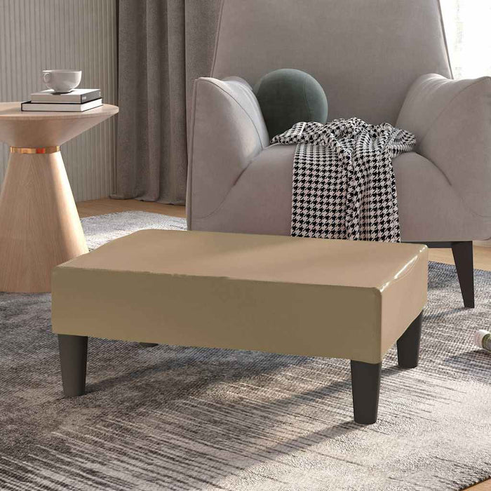 Taburet, cappuccino, 78x56x32 cm, piele ecologică WALTI