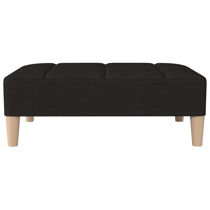 Taburet, negru, 78x56x32 cm, material textil WALTI