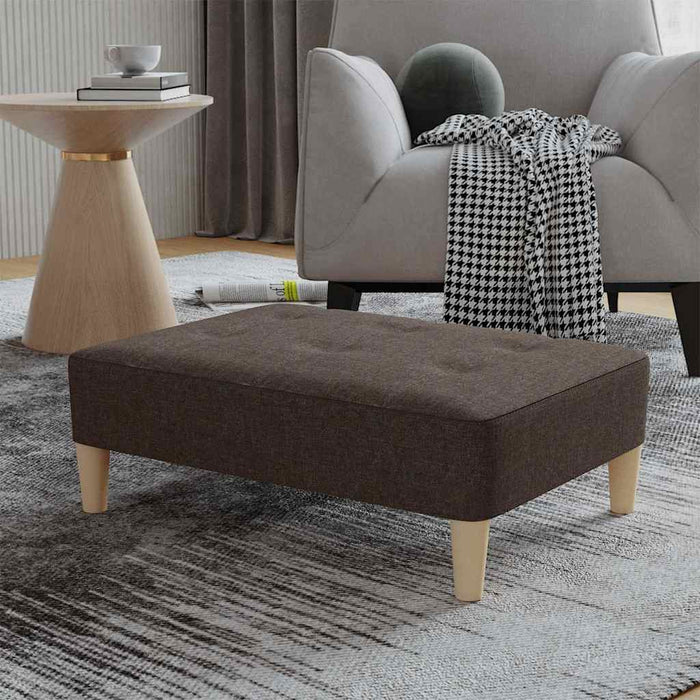 Taburet, maro închis, 78x56x32 cm, material textil WALTI