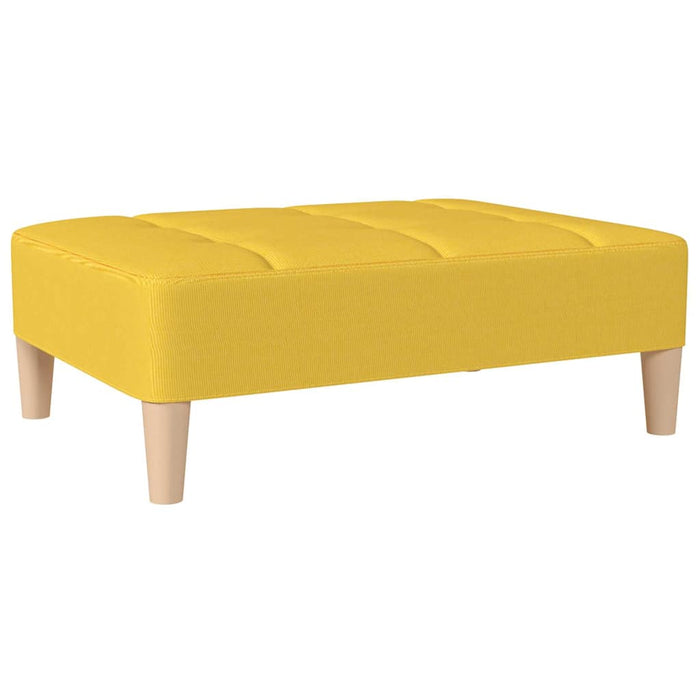 Taburet, galben, 78x56x32 cm, material textil WALTI