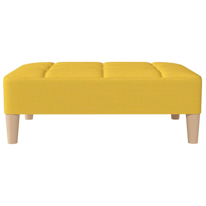 Taburet, galben, 78x56x32 cm, material textil WALTI