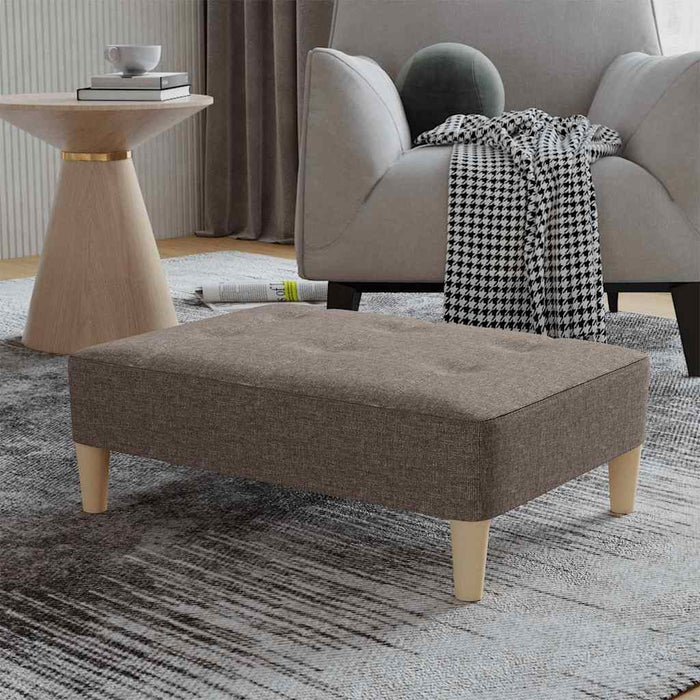 Taburet, gri taupe, 78x56x32 cm, material textil WALTI