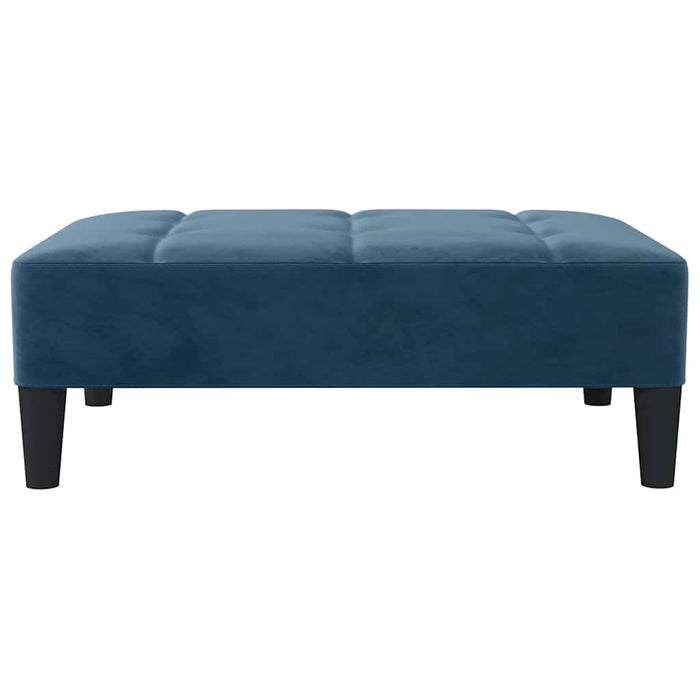 Taburet, albastru, 78x56x32 cm, catifea WALTI