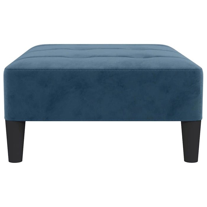 Taburet, albastru, 78x56x32 cm, catifea WALTI