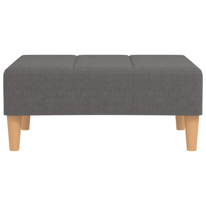 Taburet, gri deschis,78x56x32 cm, material textil WALTI