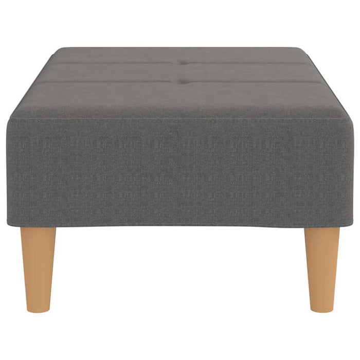 Taburet, gri deschis,78x56x32 cm, material textil WALTI