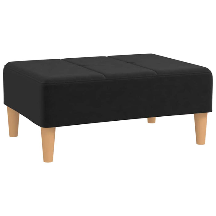Taburet, negru, 78x56x32 cm, material textil WALTI