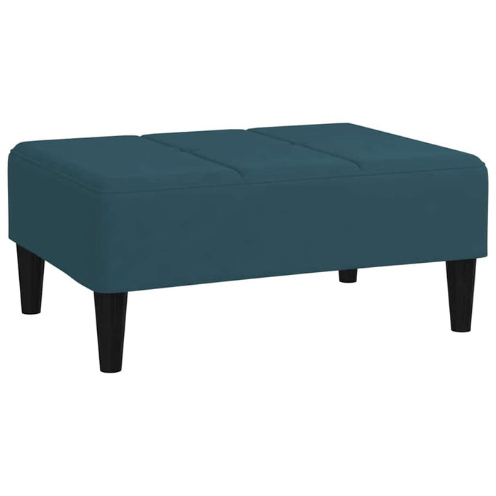 Taburet, albastru, 78x56x32 cm, catifea WALTI