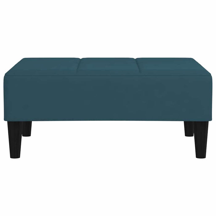 Taburet, albastru, 78x56x32 cm, catifea WALTI