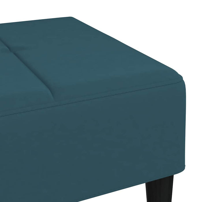 Taburet, albastru, 78x56x32 cm, catifea WALTI