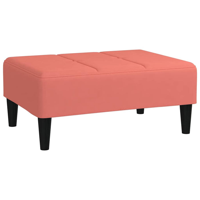 Taburet, roz, 78x56x32 cm, catifea WALTI