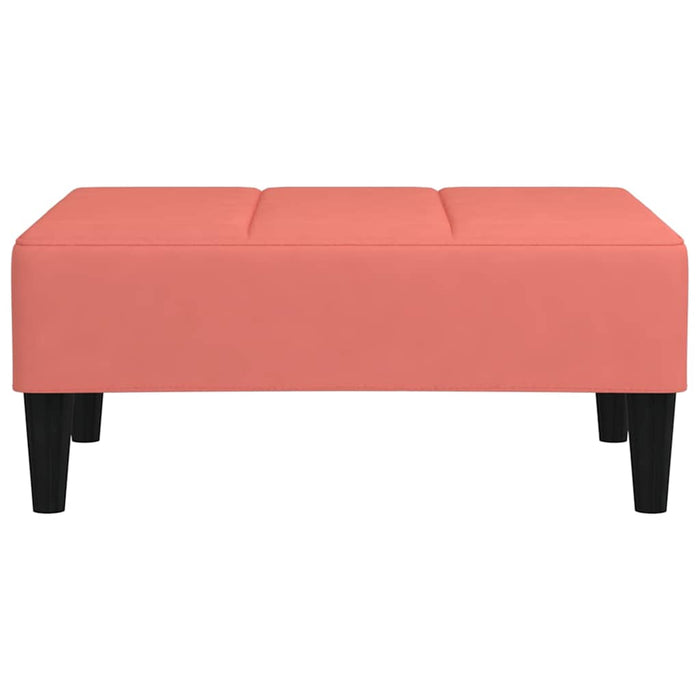 Taburet, roz, 78x56x32 cm, catifea WALTI