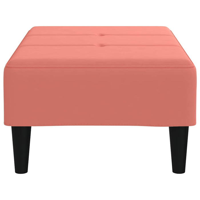 Taburet, roz, 78x56x32 cm, catifea WALTI